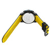 Men's Sports Alloy And Silicone Quartz Watch With Round Dial And Stainless Steel Buckle