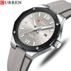 Men's Sports Casual Alloy And Silicone Watch With Round Dial Waterproof