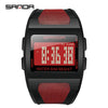 Men's Sports Outdoor Watch Resin Case Square Dial Mineral Reinforced Mirror