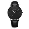Men's Sports Style Watch Set Alloy Case Imitation Leather Strap Stainless Steel Clasp Round Dial