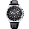 Men's Sports Watch Alloy High Belt Belt Round Dial
