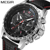 Men's Sports Watch Alloy High Belt Belt Round Dial