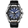 Men's Sports Watch Alloy Stainless Steel Round Dial Waterproof Luminous Onion Crown
