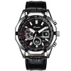 Men's Sports Watch Alloy Stainless Steel Round Dial Waterproof Luminous Onion Crown