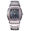 Men's Square Alloy Quartz Watch For Business And Leisure