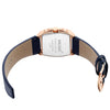 Men's Square Waterproof Luminous Leather Sport Quartz Watch Made Of Alloy And Genuine Leather