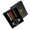Men's Stainless Steel Alloy Quartz Watch And Bracelet Set Square Dial Leisure Style