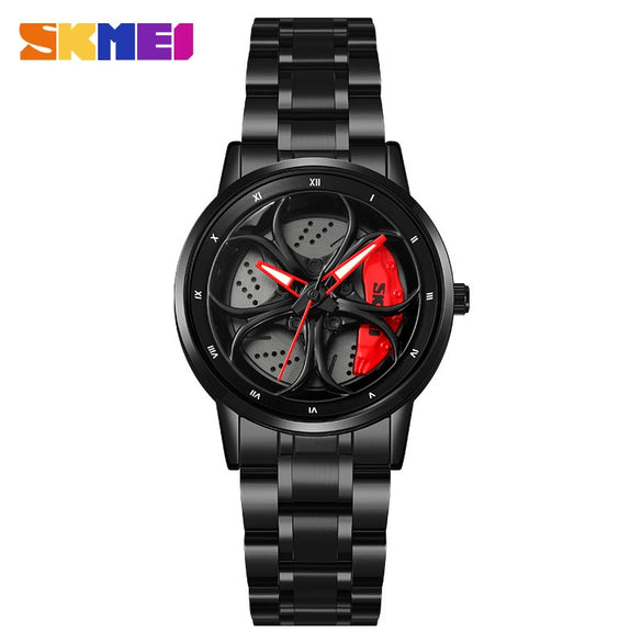 Men's Stainless Steel And Alloy Alloy Business Style Round Dial Quartz Watch Waterproof