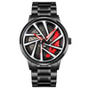 Men's Stainless Steel And Alloy Alloy Business Style Round Dial Quartz Watch Waterproof