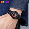Men's Stainless Steel And Alloy Alloy Business Style Round Dial Quartz Watch Waterproof