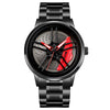 Men's Stainless Steel And Alloy Alloy Business Style Round Dial Quartz Watch Waterproof