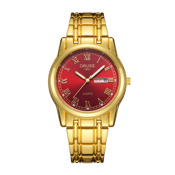 Men's Stainless Steel Business Style Round Dial Waterproof Watch With Automatic Movement And Luminous Calendar