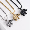 Men's Stainless Steel Constellation Pendant Punk Hip Hop Necklace With Electroplating