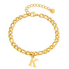 Men's Stainless Steel English Letter Bracelet With Polish Finish