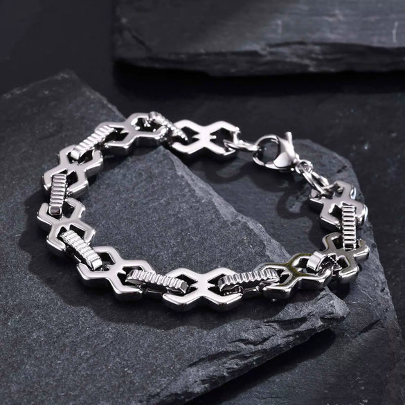 Men's Stainless Steel Fashion Hiphop Bracelet