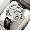 Men's Stainless Steel Fully Automatic Imitation Mechanical Round Dial Waterproof Business Watch
