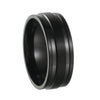 Men's Stainless Steel Geometric Ring Electroplated Nonfading Jewelry