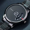 Men's Stainless Steel Mesh Belt Automatic Movement Round Dial Waterproof Leisure Watch