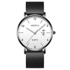 Men's Stainless Steel Metal Luminous Quartz Fashion Round Watch