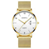 Men's Stainless Steel Metal Luminous Quartz Fashion Round Watch