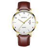 Men's Stainless Steel Metal Luminous Quartz Fashion Round Watch