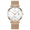 Men's Stainless Steel Metal Luminous Quartz Fashion Round Watch