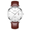 Men's Stainless Steel Metal Luminous Quartz Fashion Round Watch