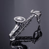 Men's Stainless Steel Punk Pendant Jewelry Casting Horn Cross Design