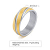 Men's Stainless Steel Simple Style Geometric Ring