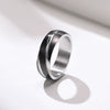 Men's Stainless Steel Simple Style Geometric Ring