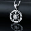 Men's Stainless Steel Turtle Pendant Necklace With Polished Finish And Retro Motorcycle Style Animal Design