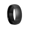 Men's Stainless Steel U Shaped Glossy Ring With Electroplating Simple Style