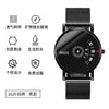 Men's Steel Automatic Movement Mechanical Watch With Mineral Strengthened Glass Mirror Ultrathin Waterproof Round Dial Fashion Style