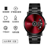 Men's Steel Automatic Movement Mechanical Watch With Mineral Strengthened Glass Mirror Ultrathin Waterproof Round Dial Fashion Style