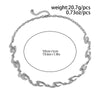 Men's Titanium Steel And Alloy Clavicle Chain Jewelry With Geometric Style