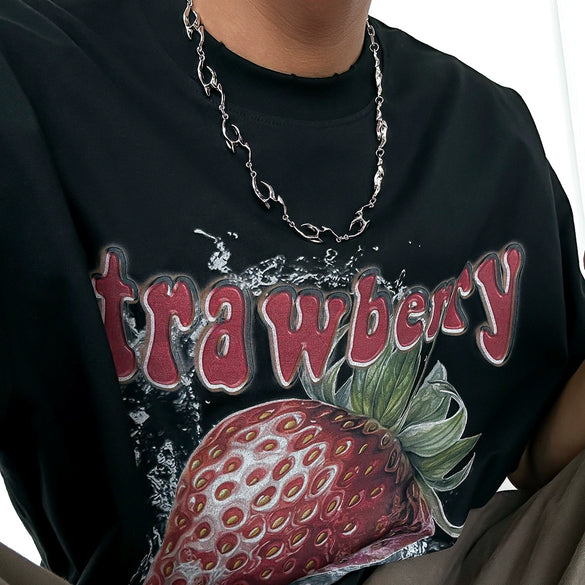 Men's Titanium Steel And Alloy Clavicle Chain Jewelry With Geometric Style