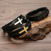 Men's Titanium Steel Fashion Bracelet With Geometric Pattern And Polishing Process