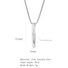 Men's Titanium Steel Necklace Hip Hop Style Pearl Chain Electroplated Pendant Jewelry