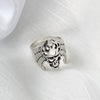 Men's Unisex Cartoon Character Ring In Zinc Alloy With Electroplated Finish Hip Hop Fashion Jewelry
