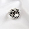 Men's Unisex Cartoon Character Ring In Zinc Alloy With Electroplated Finish Hip Hop Fashion Jewelry
