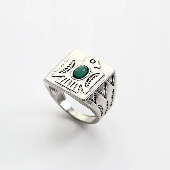 Men's Unisex Cartoon Character Ring In Zinc Alloy With Electroplated Finish Hip Hop Fashion Jewelry