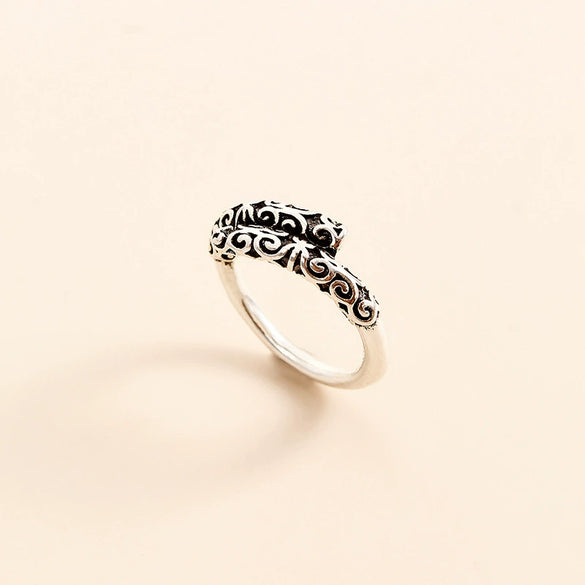 Men's Unisex Cartoon Character Ring In Zinc Alloy With Electroplated Finish Hip Hop Fashion Jewelry