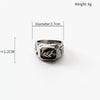 Men's Unisex Cartoon Character Ring In Zinc Alloy With Electroplated Finish Hip Hop Fashion Jewelry
