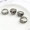Men's Unisex Cartoon Character Ring In Zinc Alloy With Electroplated Finish Hip Hop Fashion Jewelry