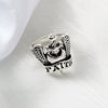 Men's Unisex Cartoon Character Ring In Zinc Alloy With Electroplated Finish Hip Hop Fashion Jewelry
