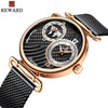 Men's Watch Alloy Case Stainless Steel Strap Round Dial Waterproof