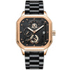Men's Watch Alloy Stainless Steel Square Waterproof Multifunctional Luminous Movement