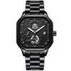 Men's Watch Alloy Stainless Steel Square Waterproof Multifunctional Luminous Movement
