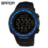 Men's Watch Resin Case Rubber Strap Round Dial Fashion Trendy Luminous Waterproof