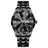 Men's Watches Metal Stainless Steel Round Business Fashion Waterproof With Calendar